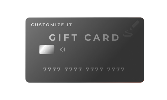 CUSTOMIZE IT GIFT CARD